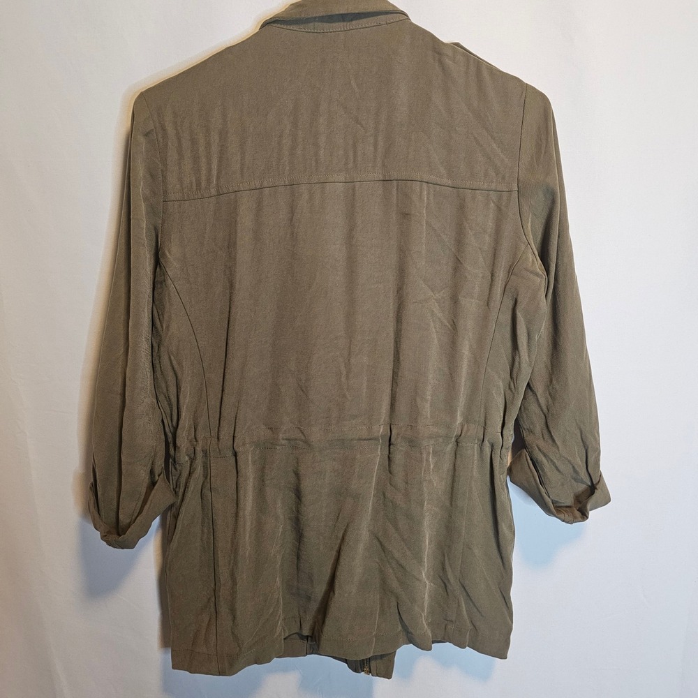 Zara Basic Collection Olive Green Lightweight Uti… - image 8